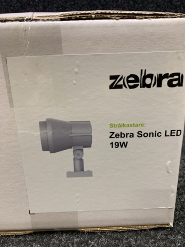 1294311-4 2 pcs Spotlight Zebra Sonic LED 19W 3000K Silver