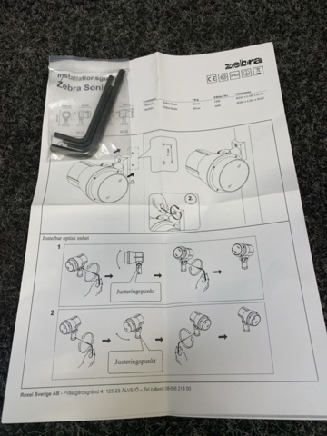 1294311-6 2 pcs Spotlight Zebra Sonic LED 19W 3000K Silver