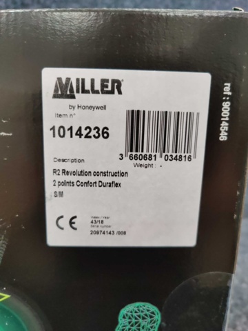 1298700-3 Fall protection harness Miller Revolution Duraflex R2, Size S/M