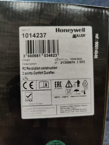 1298706-4 Fall protection harness Miller Revolution Duraflex R2, Size L/XL