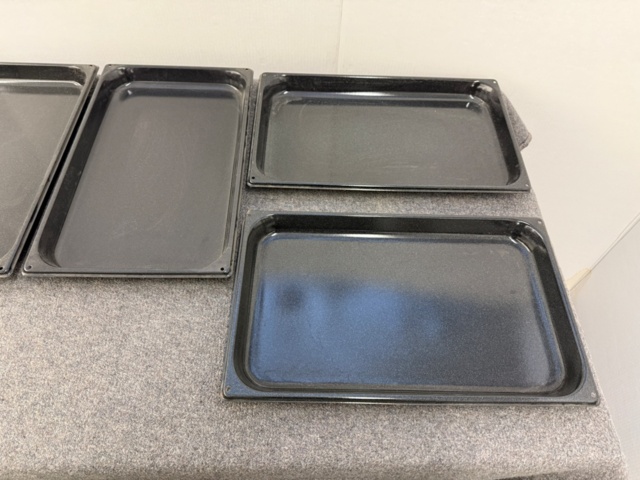 1176189-2 5 new Fluon-coated GN 1/1 trays 1 Rational Granite-melted antin 40 mm