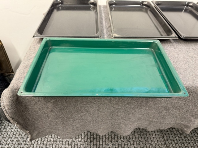 1176189-3 5 new Fluon-coated GN 1/1 trays 1 Rational Granite-melted antin 40 mm