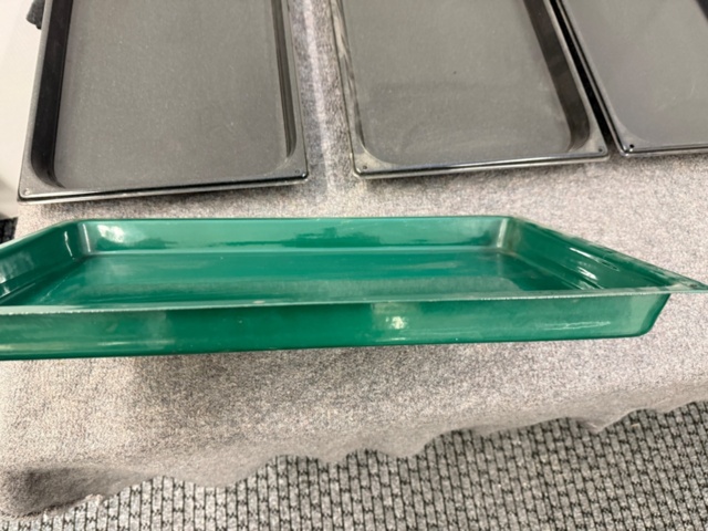 1176189-4 5 new Fluon-coated GN 1/1 trays 1 Rational Granite-melted antin 40 mm