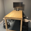 1278070-1 Conference room - monitor, table, stools