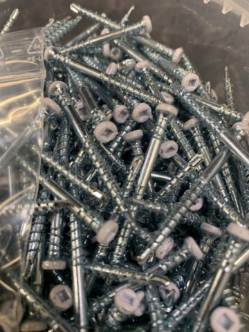 1299497-6 3 pcs Packs Strip & Lining Screw 4.0x48mm, Grabber