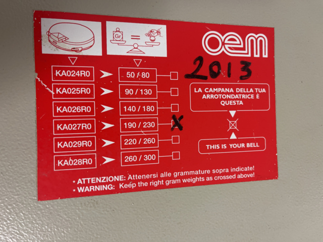 1274347-5 Dough mixer - OEM KAO27R0