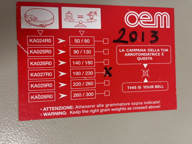 1274347-6 Dough mixer - OEM KAO27R0