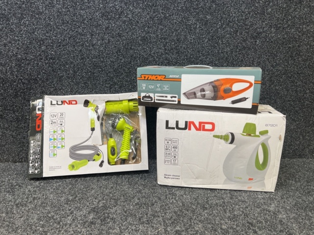 1299737-1 Steam cleaner, car vacuum cleaner and car wash set