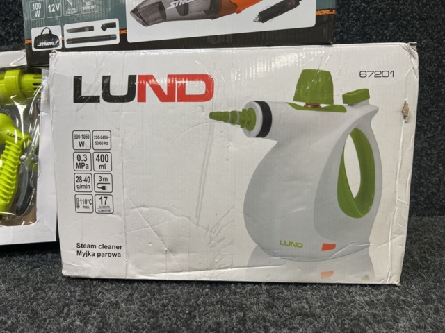 1299737-2 Steam cleaner, car vacuum cleaner and car wash set