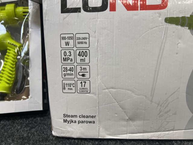 1299737-3 Steam cleaner, car vacuum cleaner and car wash set