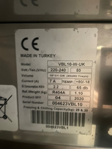 1299834-3 Blast Chiller / Freezer from Adexa