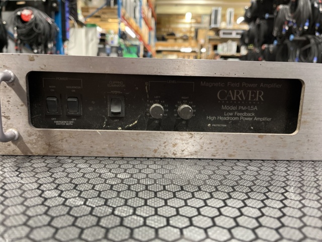 1272975-2 Carver PM1.5 lightweight power amplifier 2x 450w