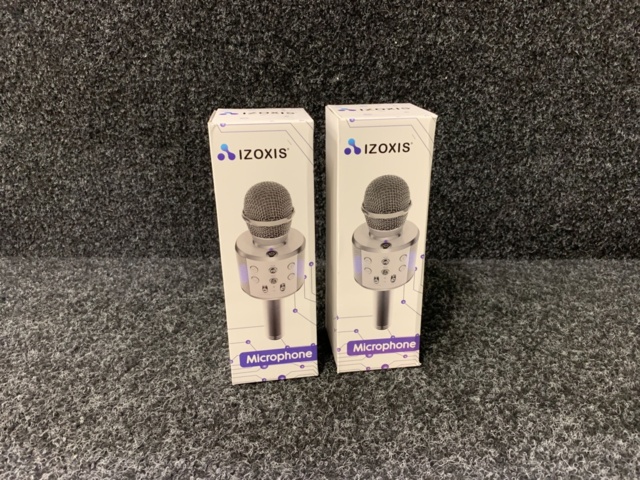 1301053-2 2 Karaoke microphones with speakers