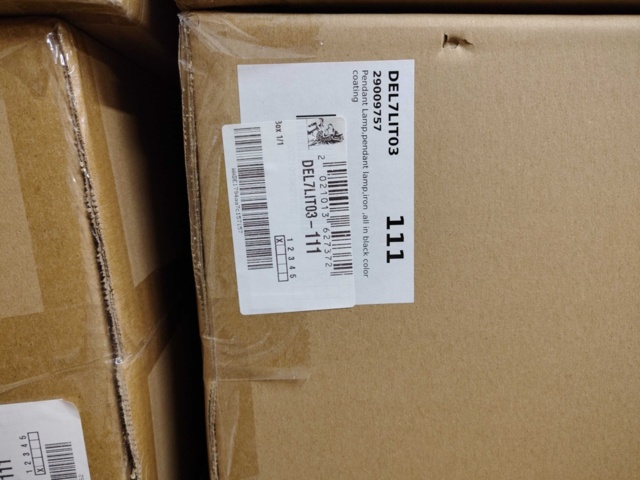 1301215-3 Pendant lamp, WestWing, 3-light, black metal, height adjustable