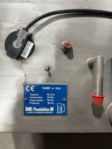 1289870-5 Fuel tank boat Habe 110 L