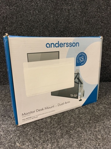 1293959-2 Monitor dual desk mount 13-32" Andersson