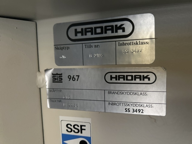 1286256-4 Safe Hadak 616 - SS 3492