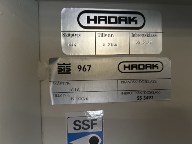 1286256-5 Safe Hadak 616 - SS 3492