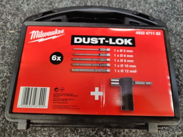 1305569-2 Hammarborrsats Milwaukee SDS-Plus Dust-Lok inkl adapter