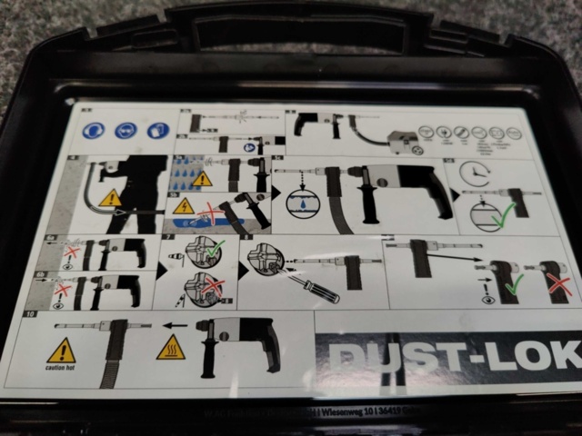 1305569-4 Hammarborrsats Milwaukee SDS-Plus Dust-Lok inkl adapter