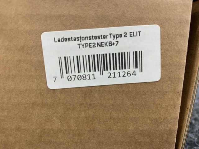 1305587-3 Charging station tester ELIT Type2