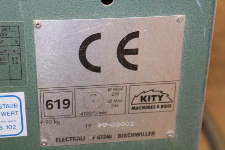 1265273-11 Table saw Kity 619