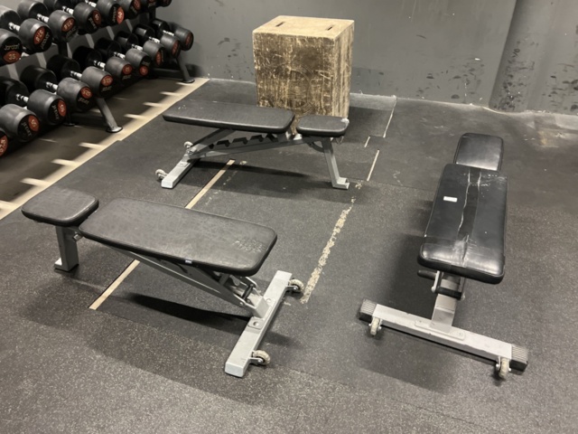 Adjustable training benches 3 pcs and Jump Box crossfit - PS Auction ...