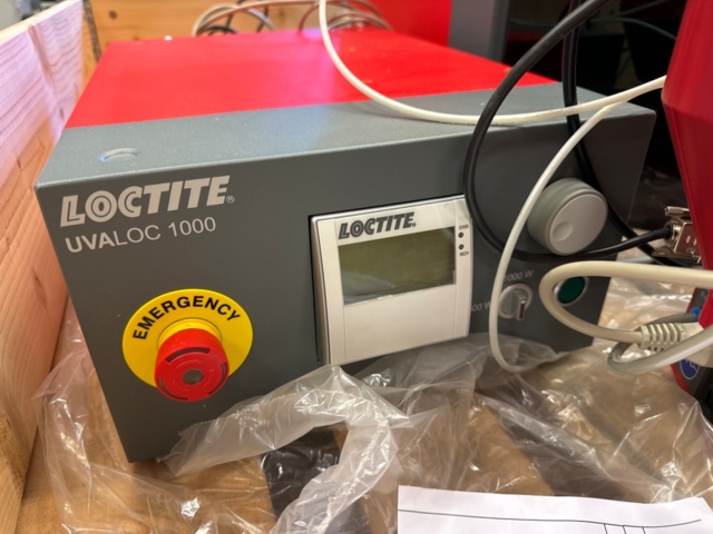 1306569-2 Henkel Loctite UVALOC 1000 UV curing chamber and dispenser
