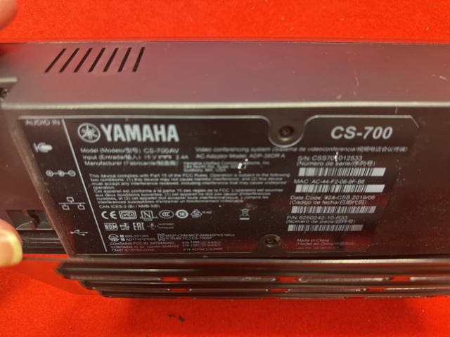 1304895-3 Videokonferenssystem - Yamaha CS-700AV