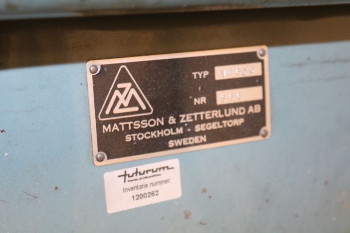 1300352-3 Mill Mattsson & Zetterlund VF600. (New info)