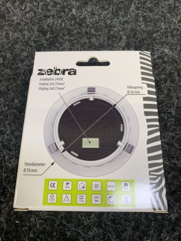 1307462-4 10 Downlight Zebra tilt furniture DC 2700K