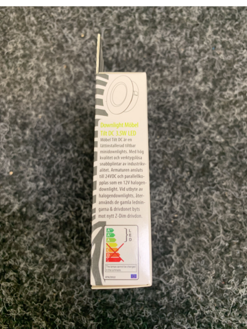 1307463-3 13 Downlight Zebra tilt furniture DC 2700K