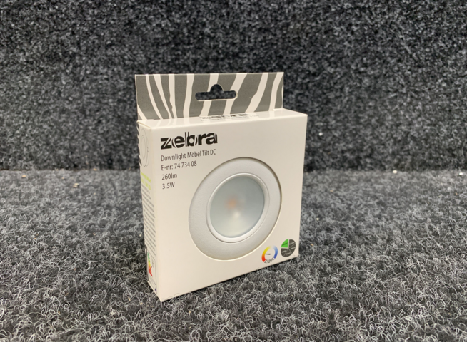 1307463-1 13 Downlight Zebra tilt furniture DC 2700K