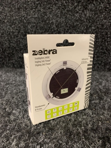 1307480-4 10 pcs Downlight Zebra tilt furniture DC 3.5W 3000K