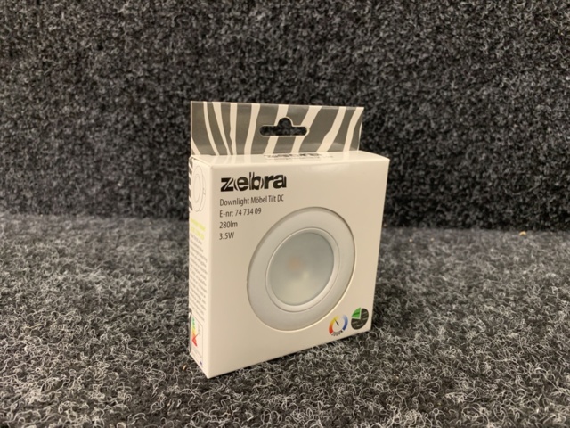 1307482-1 10 pcs Downlight Zebra tilt furniture DC 3.5W 3000K