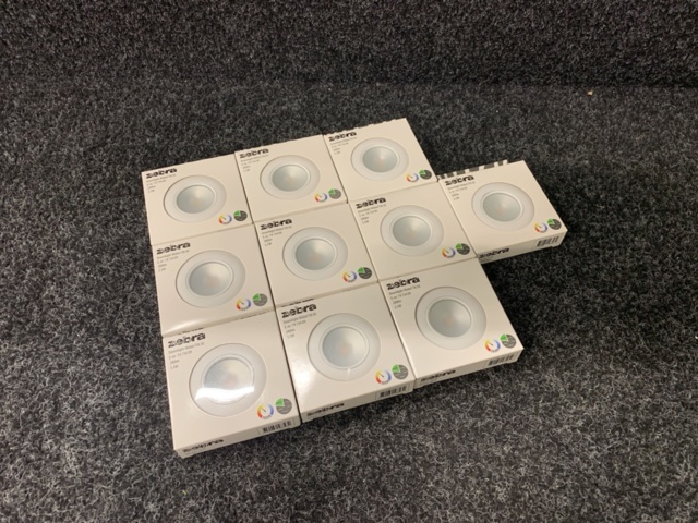 1307482-2 10 pcs Downlight Zebra tilt furniture DC 3.5W 3000K