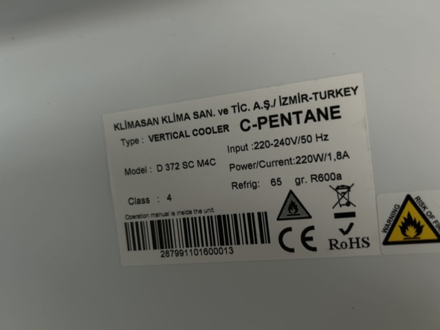 1286362-6 Beverage cooler - Klimasan D 372 SC M4C