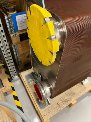 1290801-3 Ny lödd plattvärmeväxlare vänster - Alfa Laval CB410-230H-F