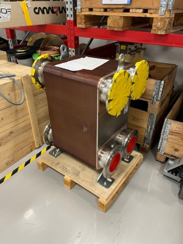 1290801-1 Ny lödd plattvärmeväxlare vänster - Alfa Laval CB410-230H-F