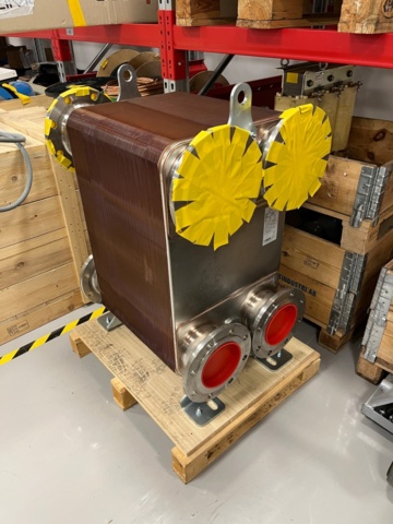 1290801-5 Ny lödd plattvärmeväxlare vänster - Alfa Laval CB410-230H-F