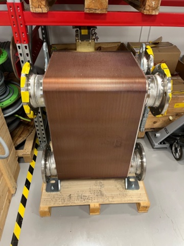 1290801-6 Ny lödd plattvärmeväxlare vänster - Alfa Laval CB410-230H-F