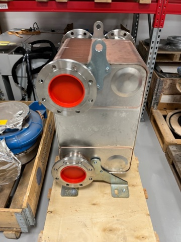 1290802-3 Ny lödd plattvärmeväxlare höger - Alfa Laval CB410-230H-F