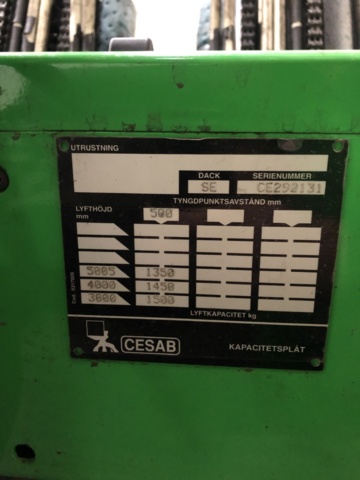 1137682-13 Electric truck Cesab Blitz 315 AC 2006