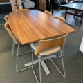 1255864-2 Conference table Oberon and 8 barstools Embrace Kinnarps