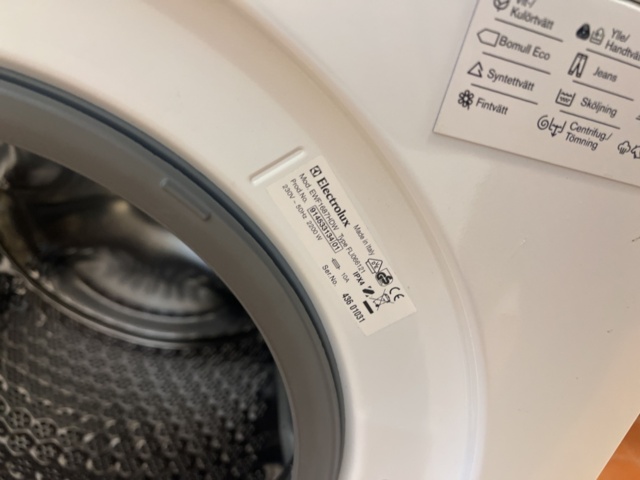 1278367-5 Washing machine Electrolux EWF1687HDW