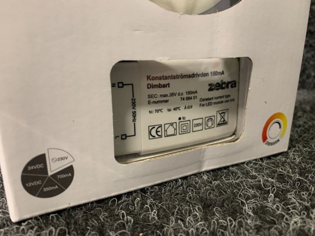 1309617-3 5 pcs Downlight Zebra Izo 2.0 6.5W LED