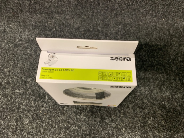 1309618-4 5 pcs Downlight Zebra Izo 2.0 6.5W LED