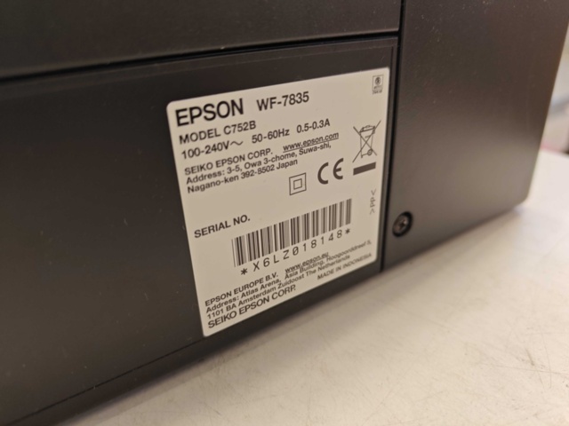 1130521-5 Multifunction printer Epson WorkForce WF-7835