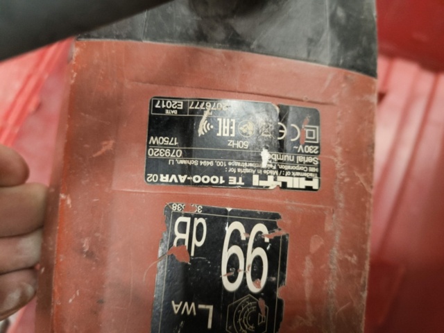 1288765-6 Automotive machine Hilti TE 1000-AVR