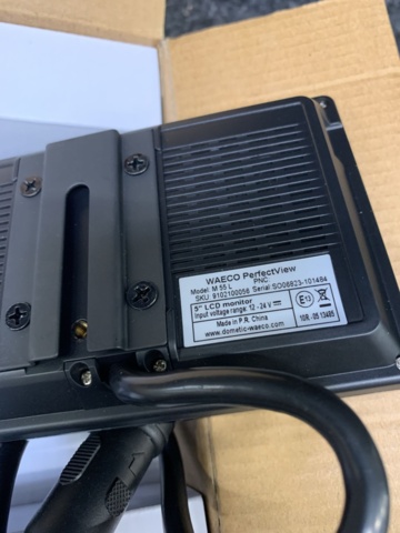 1310969-10 Reversing camera LCD monitor 5" Waeco PerfectView M55L